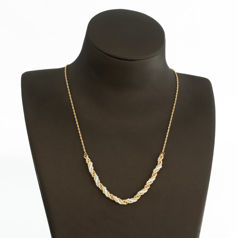 NK2106 عقد الدانة (لؤلؤ مقمّش)