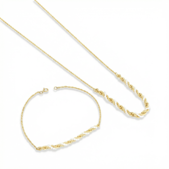 NK2106 عقد الدانة (لؤلؤ مقمّش)